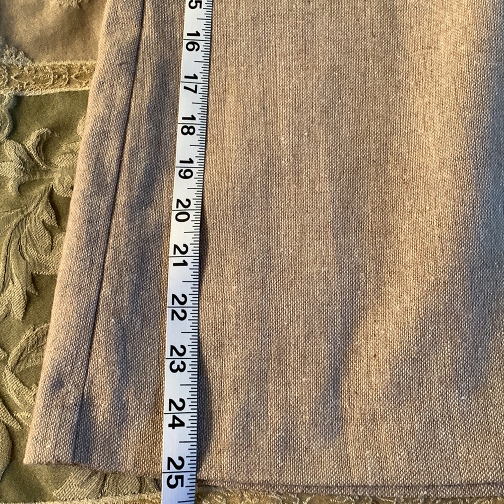 TABITHA. Tan Culotte with patch pockets. Wool ble… - image 7